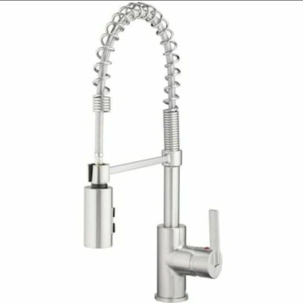 Modern Silver Kitchen Faucet